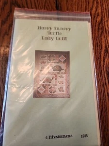 VTG Happy Snappy Turtle Baby Quilt Cute Animal Pattern Template Large 43" x 60" - Picture 1 of 3