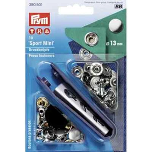 Prym Nähfrei-Druckknopf "Sport Mini", 13mm, silber - Bild 1 von 1