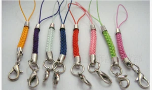 100 pièces mélange de couleurs cordons de téléphone portable sangle lariat longe homard fermoir - Photo 1 sur 1