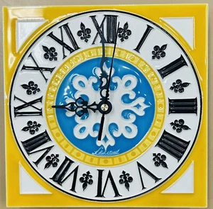 Vietri Ceramics Wall Capri Clock 8x8’’ Made And painted by Hand in Italy - Picture 1 of 2