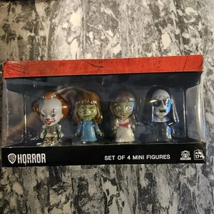 CultureFLY WB Horror Set de 4 Minis Figuras IT, El Exorcista, Annabelle, La Monja - Imagen 1 de 3