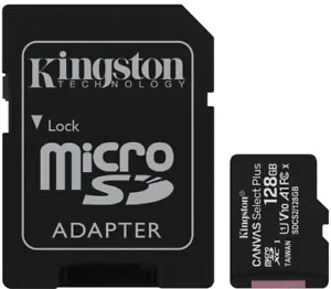 Kingston Micro SD Card 32GB 64GB 128GB Class 10 SDXC SDHC Phone Memory + Adapter - Picture 1 of 28