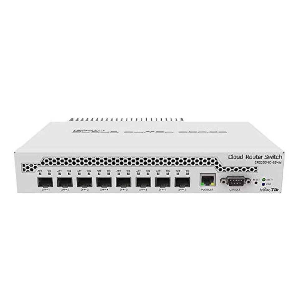MikroTik CRS309-1G-8S In Switch Gigabit Ethernet Port and 8x SFP 10 Gbps Ports - Image 1 of 1