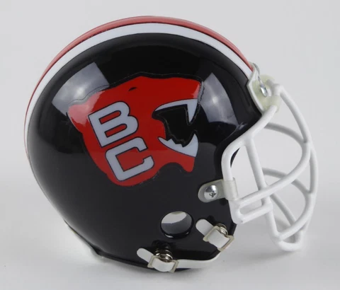 BC Lions CFL Mini Helmet British Columbia Throwback Carl Weathers NIB Cover