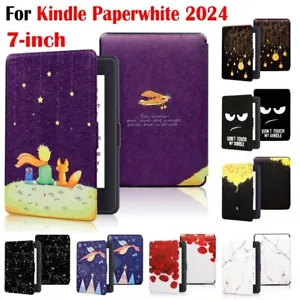 Auto Wake/Sleep Folio Case for Kindle Paperwhite 2024 7inch 12th Generation - Picture 1 of 30
