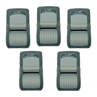 LOT OF 5 Zebra QL320 Mobile Barcode Thermal Printer Bluetooth Serial No Charger - Image 1 of 4