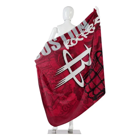NBA Houston Rockets Soft Fleece Throw Blanket 50" X 60" - Official Licensed Cover