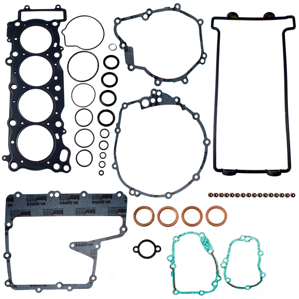 Upper For Yamaha YZF R6 99-02 Complete Engine Gasket Rebuilt Kit Washer - Image 1 of 4