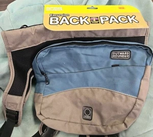 Outward Hound Excurson dog Backpack X-Large Blue Tan Black - Picture 1 of 5