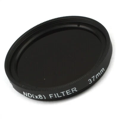 Pro 37mm 37 Neutral Density ND8 Filter For Canon Nikon Camera - Image 1 of 4
