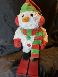 Vintage Gemmy The Skiing Snowman Dances & Sings- Have A Jolly Christmas. See Des - Picture 1 of 5
