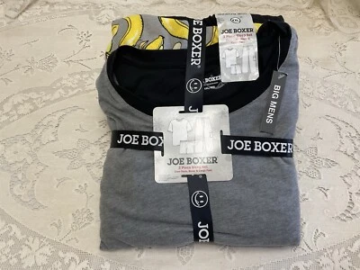Joe Boxer 3 Piece Banana Sleep Set Crew Neck Boxer Cargo Pant Men’s XXL  NWT - Image 1 of 3