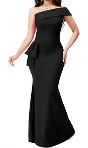 Sexycherry Womens Evening Gown Bodycon Long Dress Floor Length Mermaid Dress XL - Picture 1 of 7