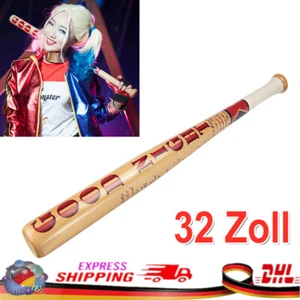 Suicide Squad Harley Quinn Baseball Bat Holz Baseballschläger 32 Zoll DHL - Bild 1 von 14