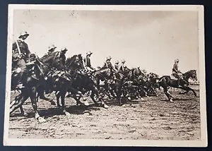 German Original WW2 Postcard Wehrmacht Horse Cavalry - Picture 1 of 2