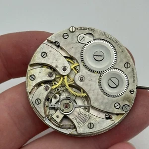 41.5mm Antique Grosvenor Open Face Sub Seconds Swiss Pocket Watch Movement PARTS - Picture 1 of 24