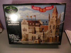 Austrian Castle 3D Puzzle 550 Pieces 15in Long Glow In The Dark Feature - Picture 1 of 7