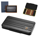 Galiner Metal Humidor 5 Slot Cigar Tubes Case Holders Outdoor Portable Gift Box
