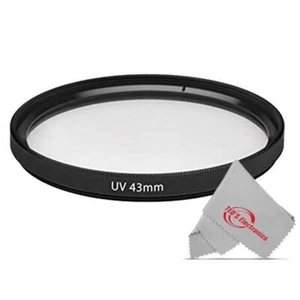 43mm Ultra Slim UV Lens Filter for Canon EF-M 22mm f/2 STM, EF-M 28mm f/3.5 STM - Picture 1 of 4