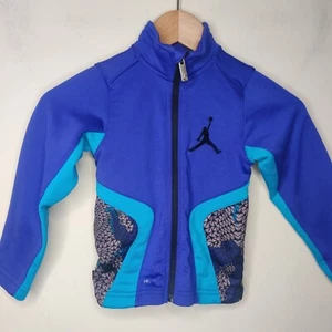 Jordan Jump Man Zip Up attack Jacket 5 - 6 Yrs Purple Blue - Picture 1 of 10