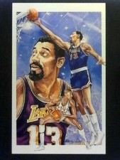 Wilt Chamberlain, Legends Sports Memorabilia -Postcard- 1991 