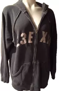 E3 Expo SZ M Zip Front Blue Sweatshirt Hoodie Video Game Convention # 1743 - Picture 1 of 4