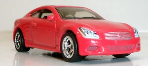 LOOSE 2021 MATCHBOX 1:64 RED 2010 INFINITI G37 COUPE WHEEL SWAP REAL RIDERS - Picture 1 of 9