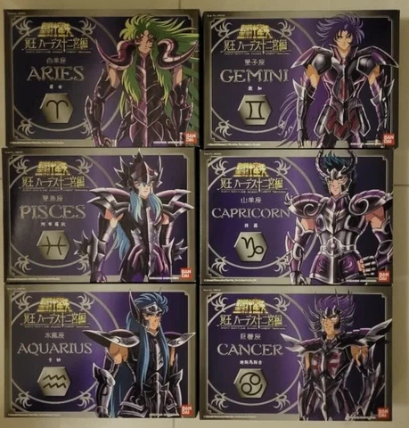 Bandai Saint Seiya Vintage Surplice Aries Gemini Cancer Capricorn Aquarius Lot 6 Cover
