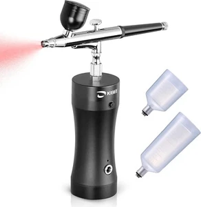 Cordless Airbrush Kit, KIBEE Rechargeable Handheld Mini Air Compressor Airbru... - Picture 1 of 7