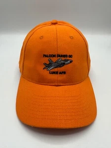 Falcon Dunes GC Luke AFB Logo Orange Mens Adult Baseball Cap Hat One Size - Picture 1 of 6