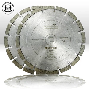2 Stück Diamant-Trennscheibe Diamantscheibe Ø 230 mm NORDMANN N12 Beton - Bild 1 von 1