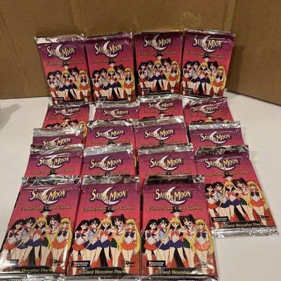 Sailor Moon CCG TCG Vintage 2000 Dart Premier Edition Booster Pack Usado Não Selado - Imagem 1 de 4
