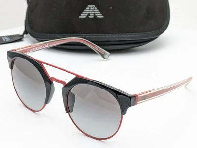 Gafas de sol Emporio Armani EA4092F 5017/11 negras rojas con lentes grises degradadas 53 mm Foto 1 de 4