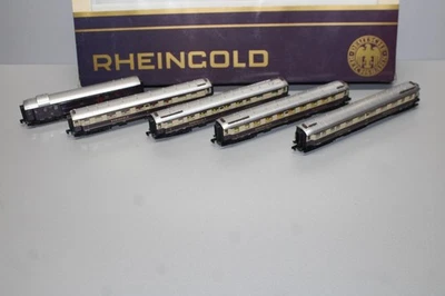 Arnold 0143 Ensemble De Voitures Personnelles Rheingold DRG Échelle N OVP - Photo 1/4