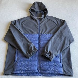 Peter Millar Men XXL All Course Hybrid Hooded Jacket Astral Blue - Picture 1 of 12