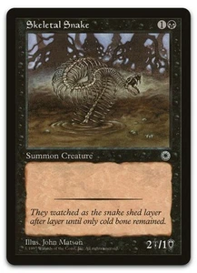 Skeletal Snake (NM) Portal POR Magic MTG - Picture 1 of 2