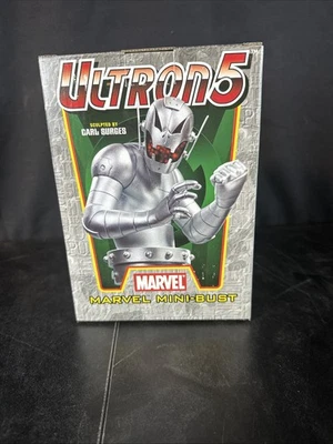 Ultron5 Edición CROMADA Ultron 5 MINI Busto Bowen Diseños Marvel Avengers 256/500 Foto 1 de 4