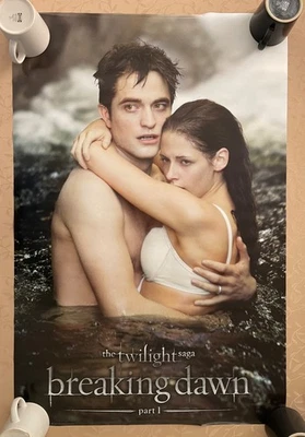 LA SAGA CREPÚSCULO 'AMANECER, PARTE 1', RARO PÓSTER 2011 CON LICENCIA Foto 1 de 4