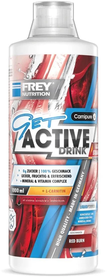 (17 /l) Frey Nutrition Get Active Drink Ultra Strong 3x 1000 Ml 2md