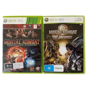 Mortal Kombat vs DC Universe And Komplete Edition - Xbox 360 Games Complete G-VG - Picture 1 of 9