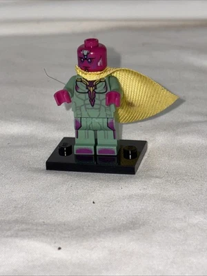 LEGO Avengers VISION Azure Blue Spot Minifigure Marvel Comics Super Hero Sh178 A - Image 1 of 4