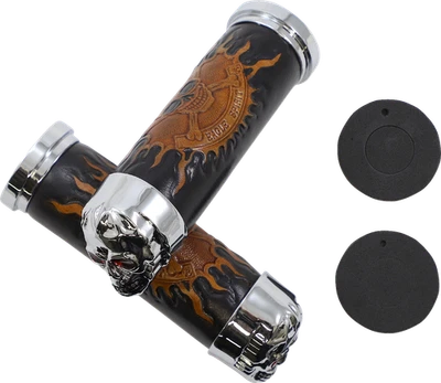 Punhos de caveira 09-22 Harley Iron 883 Drag Specialties DS-243256 - Imagem 1 de 4