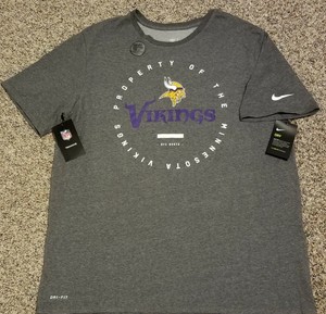 vikings dri fit t shirt