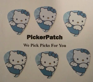 Medium X Hello Kitty Blue Collectable Guitar Picks #145 - Picture 1 of 1