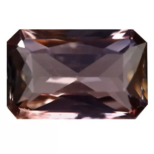 2,64k ERSTKLASSIGER ACHTECKSCHNITT (10X6 MM) (UNBEHEIZT) ROSA DIASPOR EDELSTEIN - Bild 1 von 2