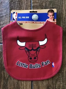 NBA Chicago Bulls - Infant Newborn Baby Bib - Official NBA Licensed - NEW! - Picture 1 of 2