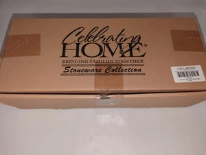 Celebrating Home Stonewear Collection Venetian Home Triple Bowls Spice - Picture 1 of 3