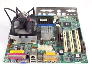 Mainboard CPU RAM Retro Bundle: ASRock K7VM4 + AMD Duron 1800 + 1GB DDR - Bild 1 von 1
