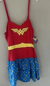 DC Comics Wonder Woman Cami Mini Women's Dress Junior XL 15/17 - Picture 1 of 4