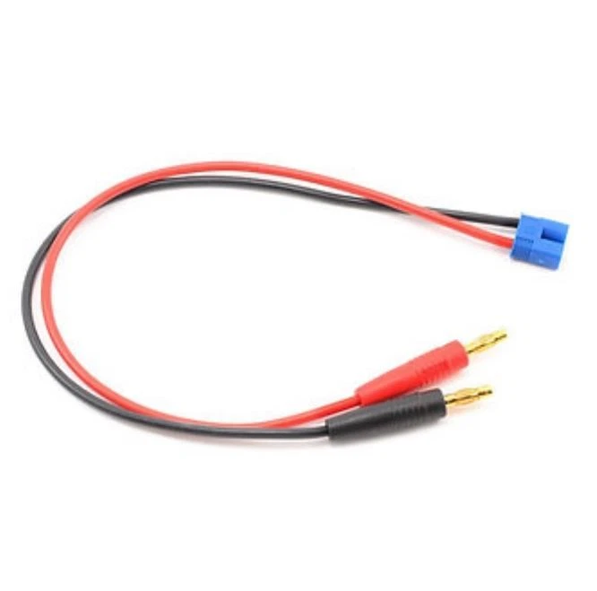 SpeedTek RC Heavy Duty EC3 Charge Lead (Male EC3 To 4mm Banana Plugs) - Image 1 of 1